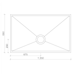 TX.1350.850.OF_Dimensions