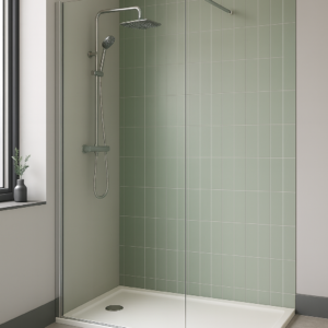 Polished Chrome Profile Wetroom Screens